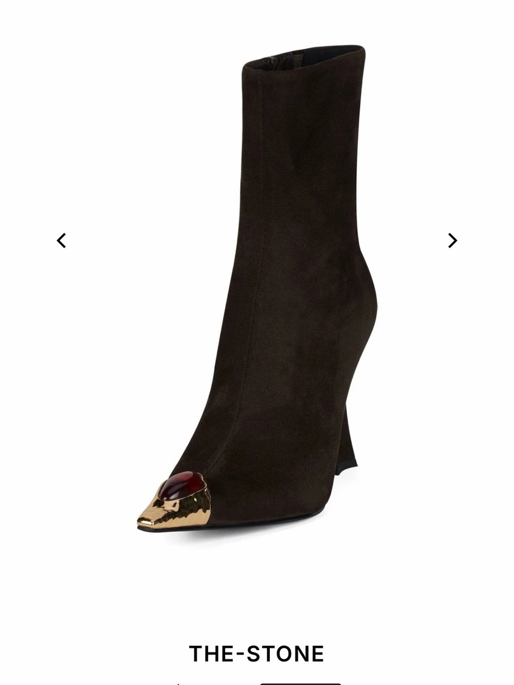 Jeffrey Campbell “the stone “espresso brown suede size 6 nwt sold out - Picture 8 of 9